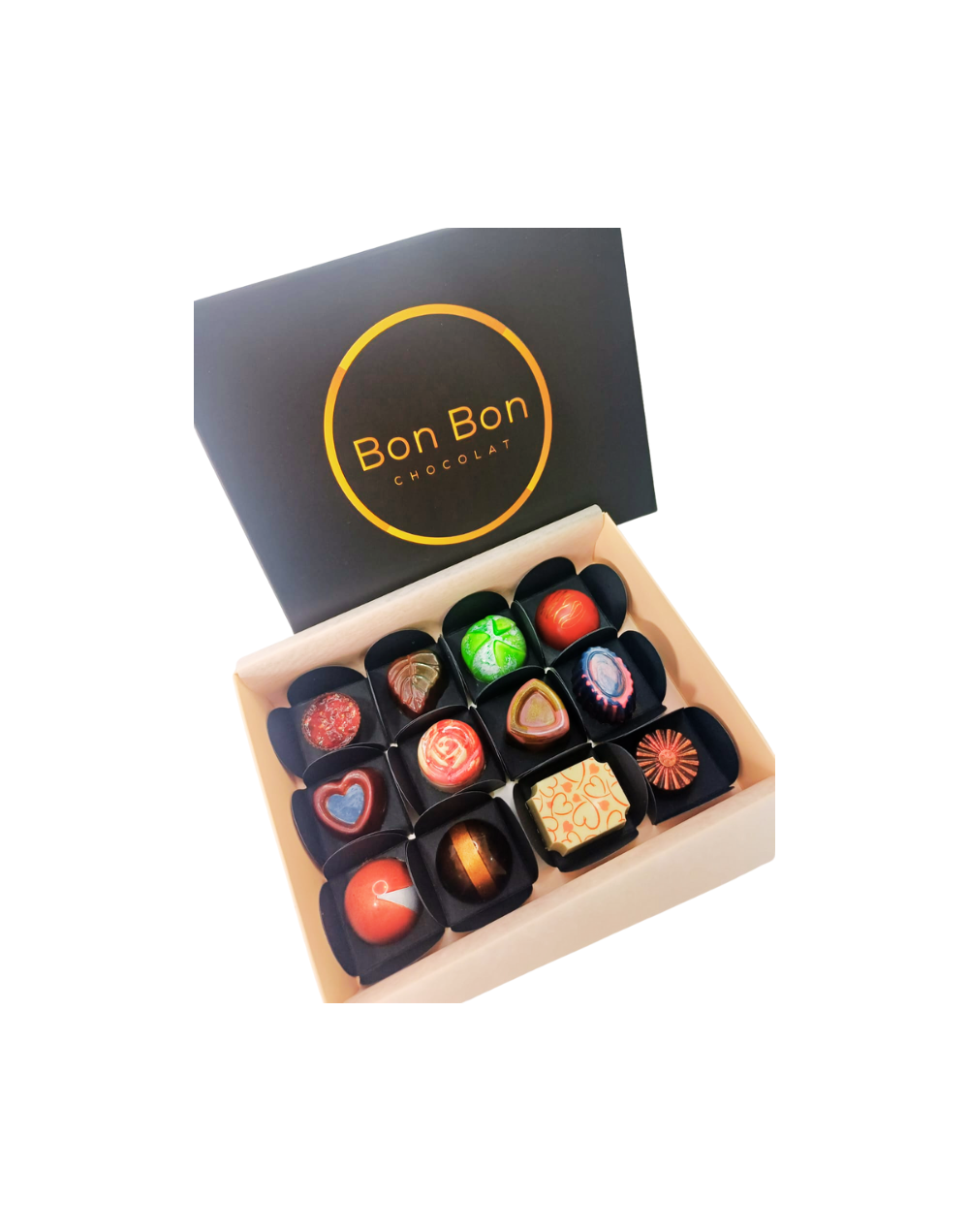 Caja de Bombones Encanto de Cacao en Chocolate