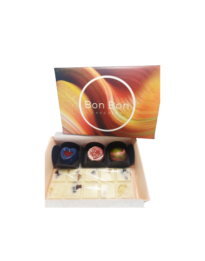 Caja de Bombones Capricho de autor en chocolate