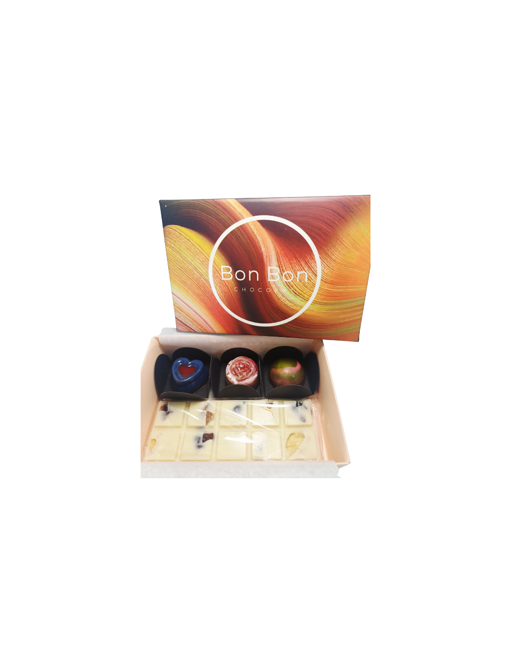 Caja de Bombones Capricho de autor en chocolate