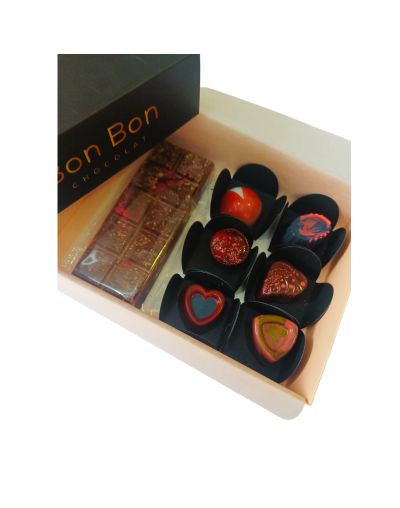 Caja de Bombones Praline en Chocolate