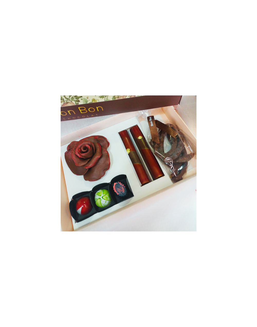 Caja de Bombones Ella Cacao en Chocolate