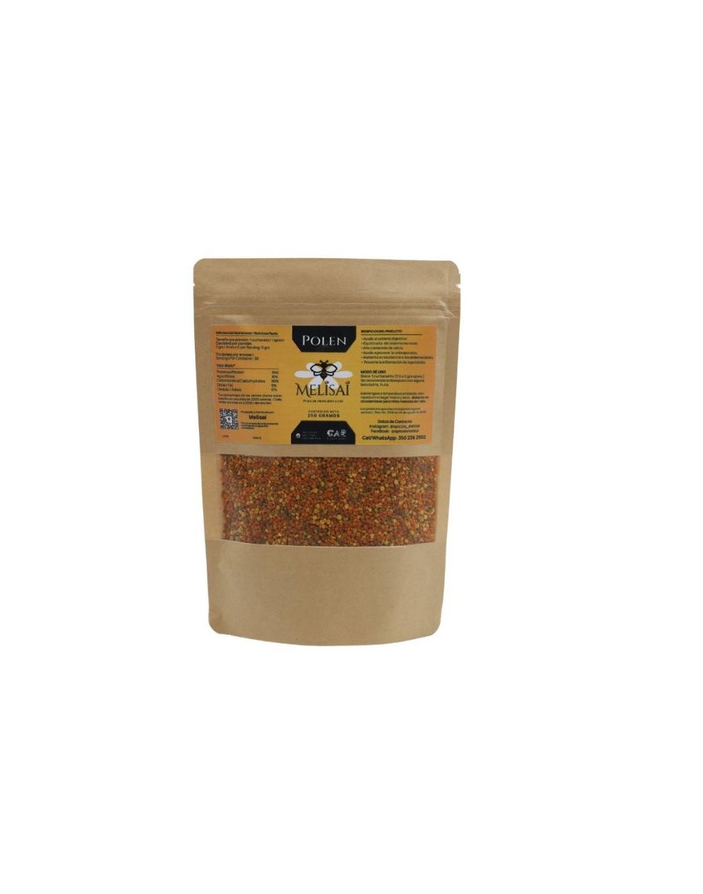 Polen de Abeja 100% Natural 250 grs | Nutritivo y Artesanal