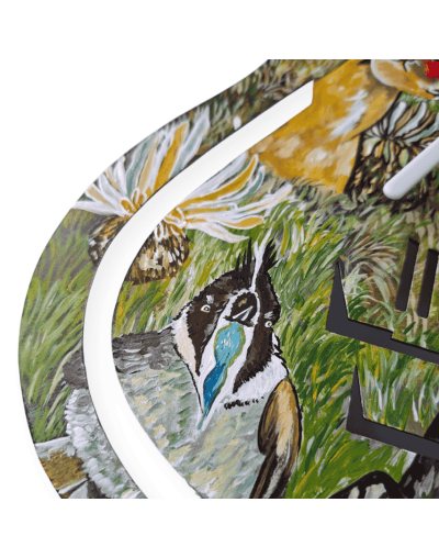 Reloj de pared pintado a mano – Páramo colombiano