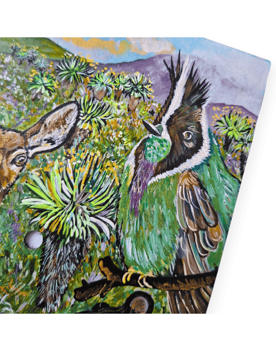 Cuaderno pintado a mano – Páramo colombiano