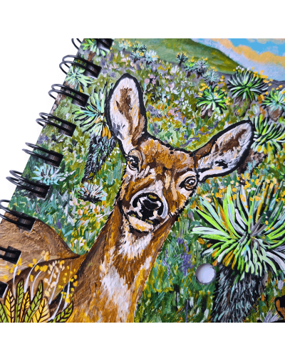 Cuaderno pintado a mano – Páramo colombiano