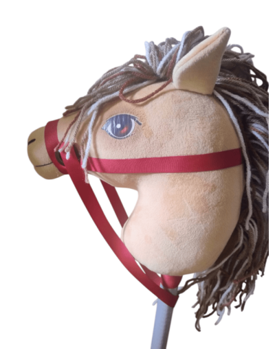 Caballito de palo - unicornio , llama y caballo