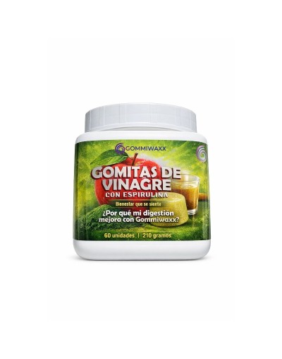  Gomitas de Vinagre de Manzana con Espirulina | Digestión y Metabolismo