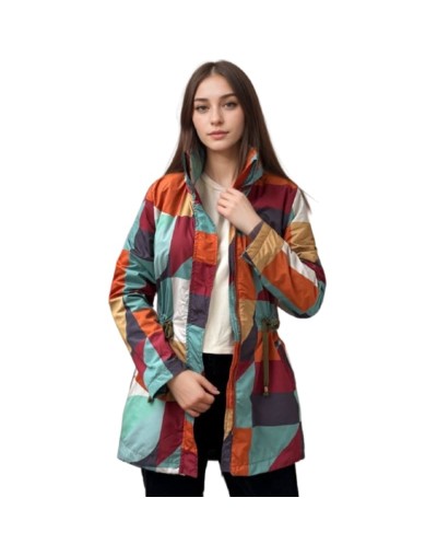 A Parka Estampada Tonos Tierra