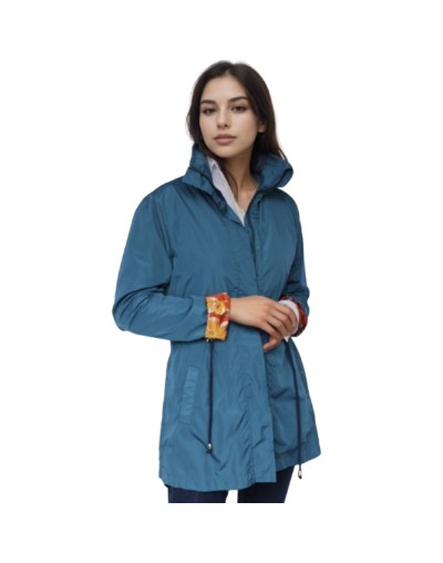 A Parka Azul Petróleo