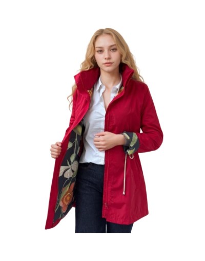 A Parka Roja Estampada