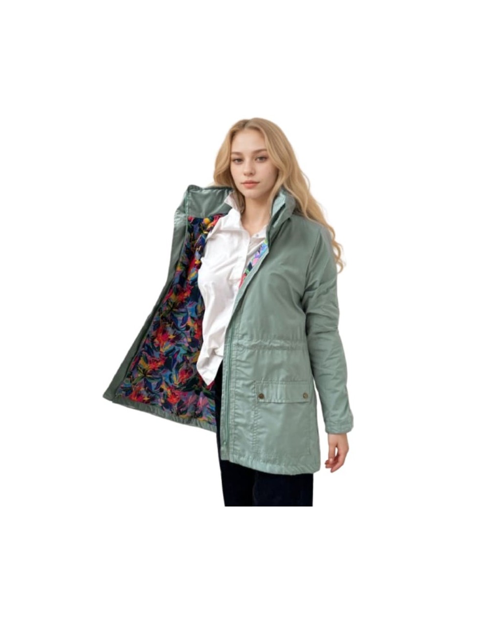 A Parka Otoño Verde Menta