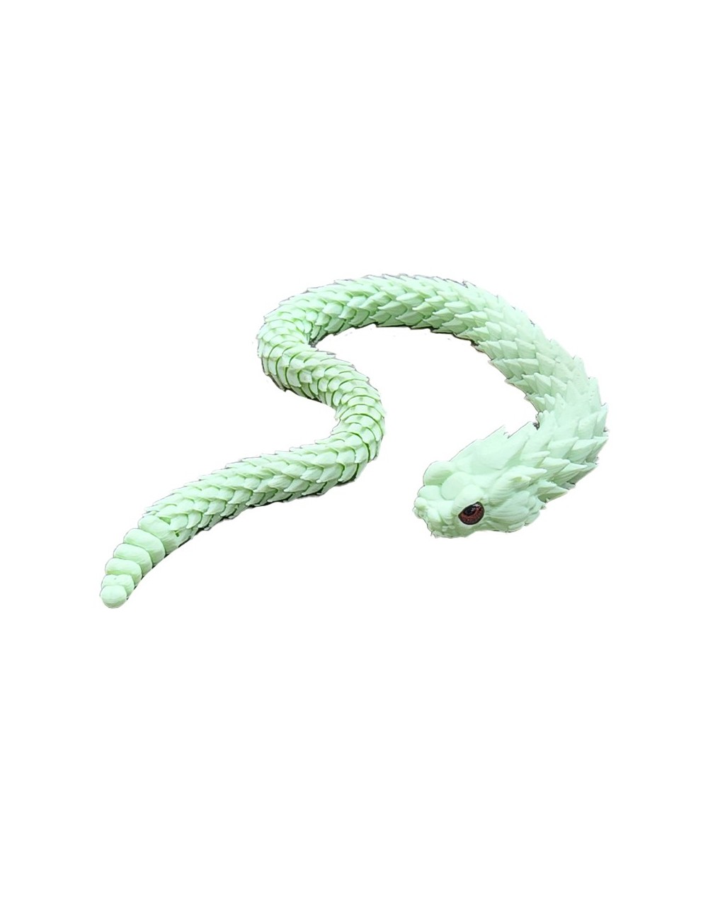 serpiente impresion 3d articulada cascabel