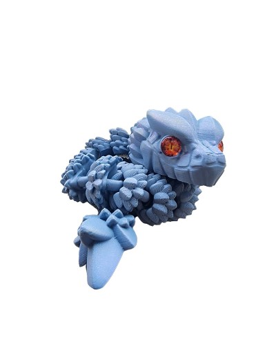 serpiente impresion 3d articulada grande boa anaconda dragon