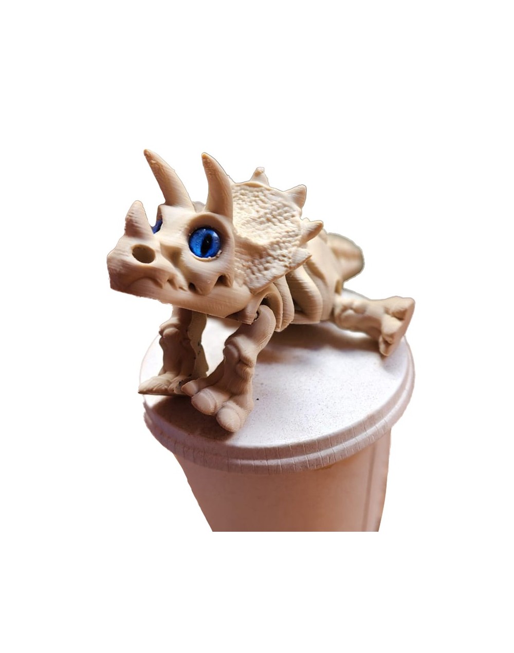 dinosaurio triceratops  impresion 3d articulado 