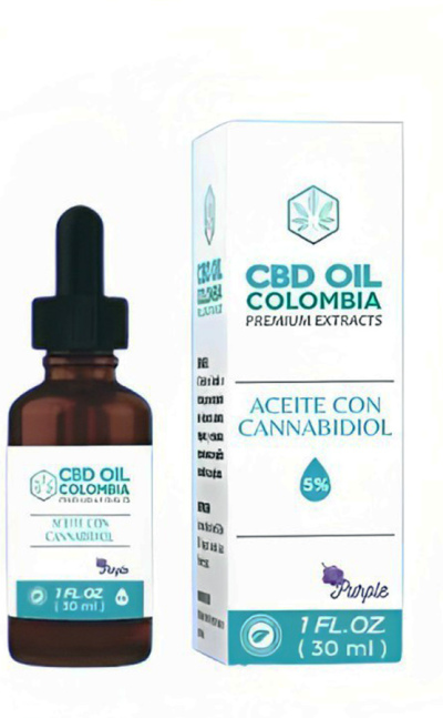 Aceite cbd 5 30ml 1500mg variedad purple para la noche