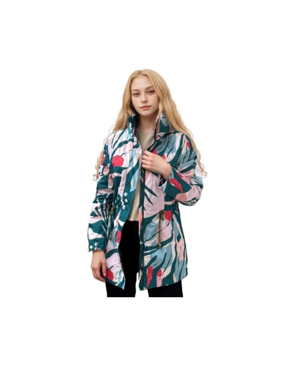 A Estampada Verde Rosado