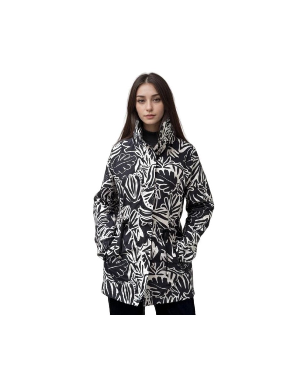 A Estampada Negro Hueso