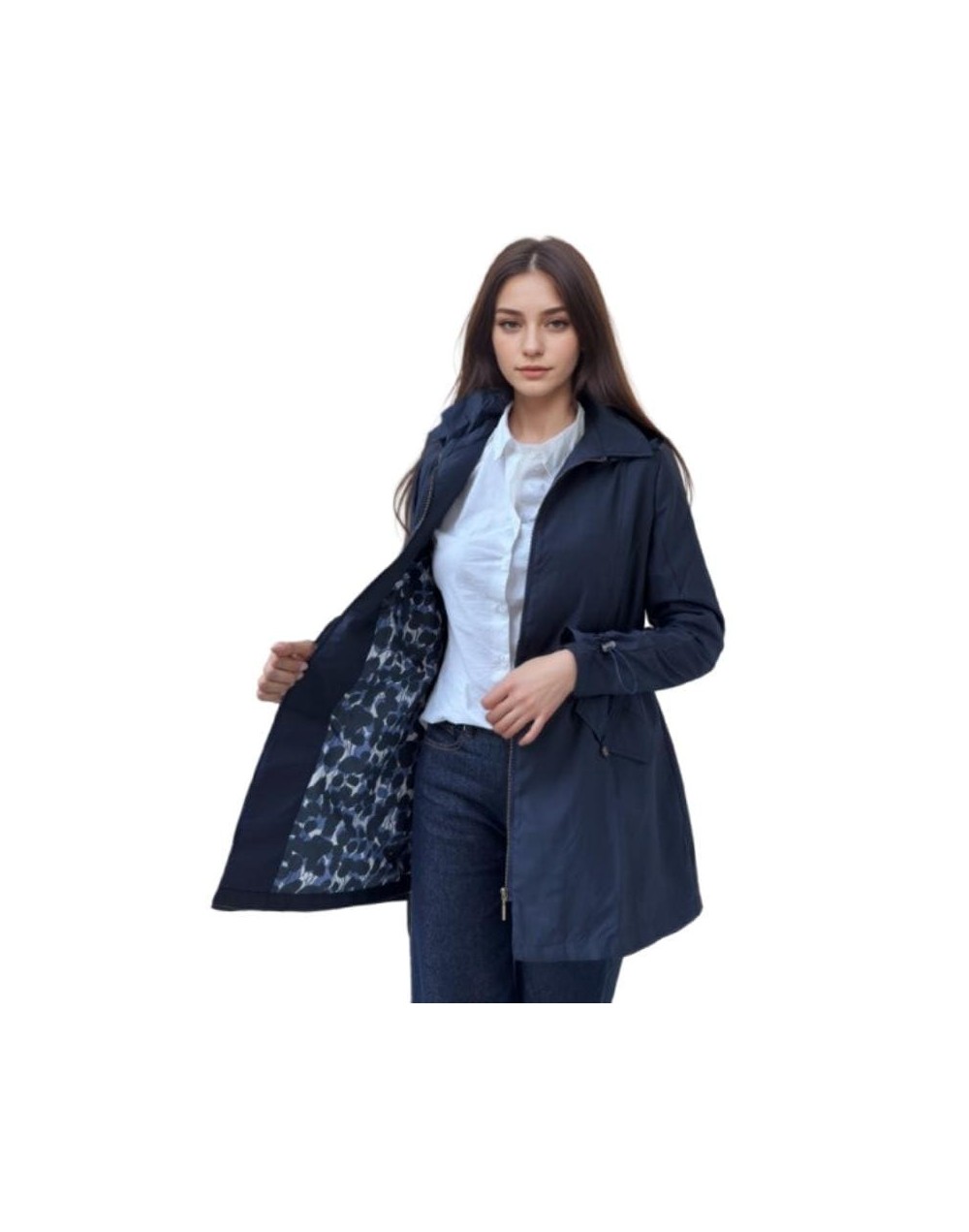 A Viena Azul Noche Estampada