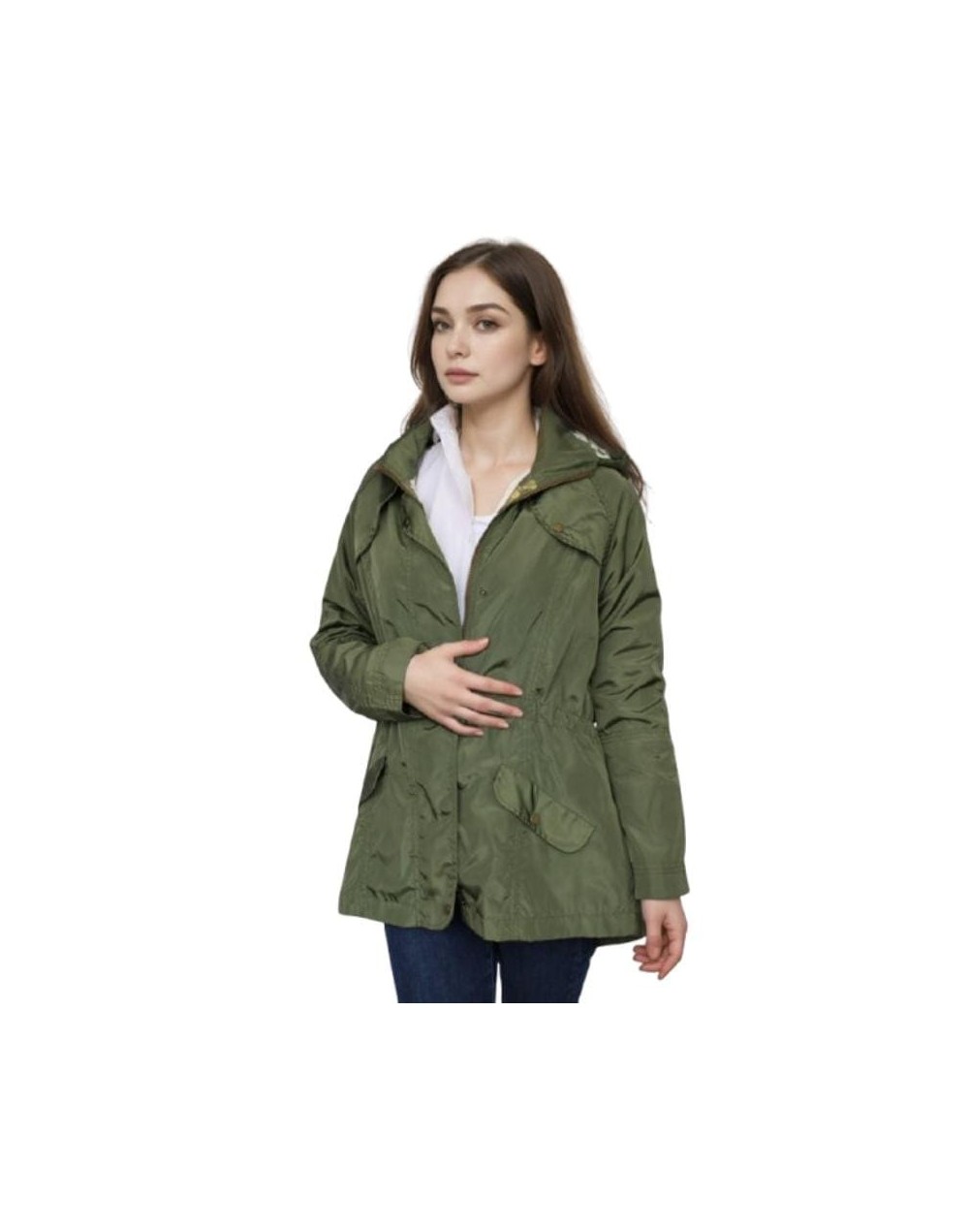 A Cola de Pato Verde Estampada 