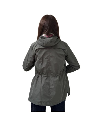 A Cazadora Verde Oliva Militar Estampada