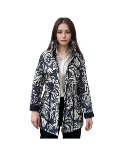 A Tempestad Azul con Blanco