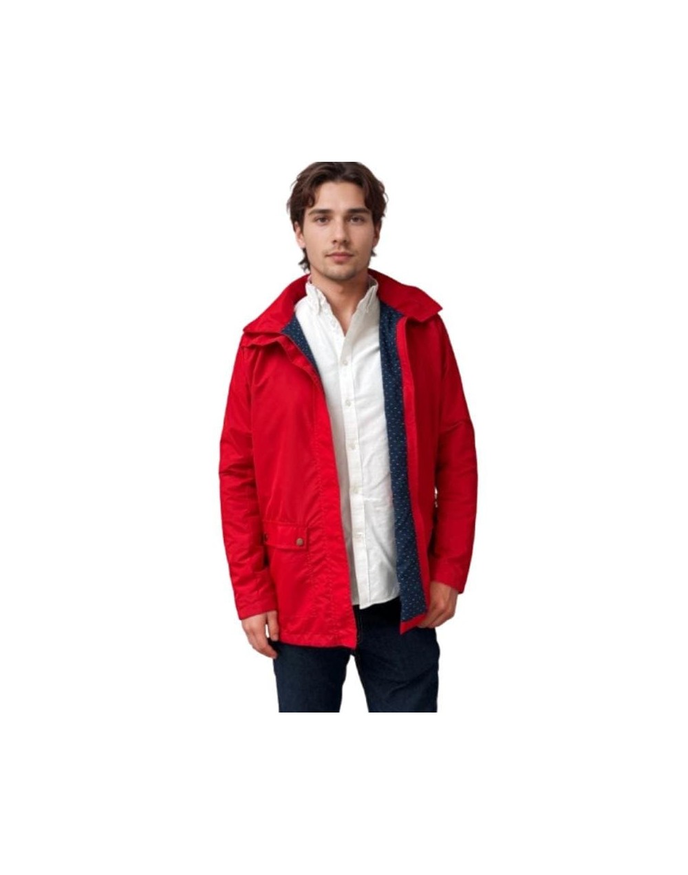 A Parka Hombre Roja Clásica