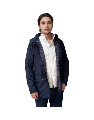 A Parka Hombre Azul Clásica