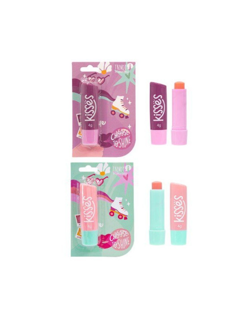 BRILLO LIP BALM KISSES ROJO TRENDY