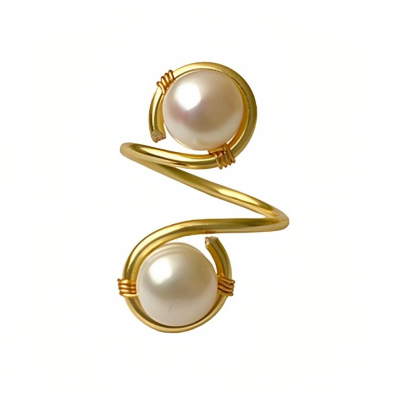 Anillo snake pearl