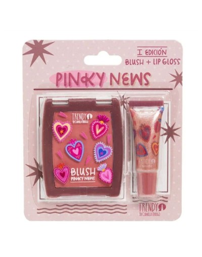 Kit Rubor y Gloss Pinky News TRENDY