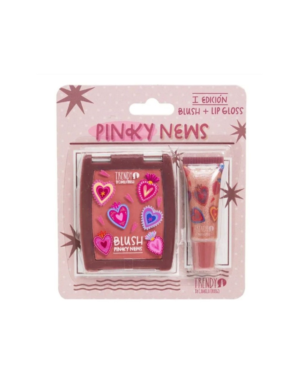 Kit Rubor y Gloss Pinky News TRENDY
