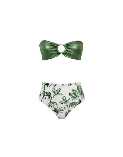 Vestido de baño 2 piezas selva sanbaia