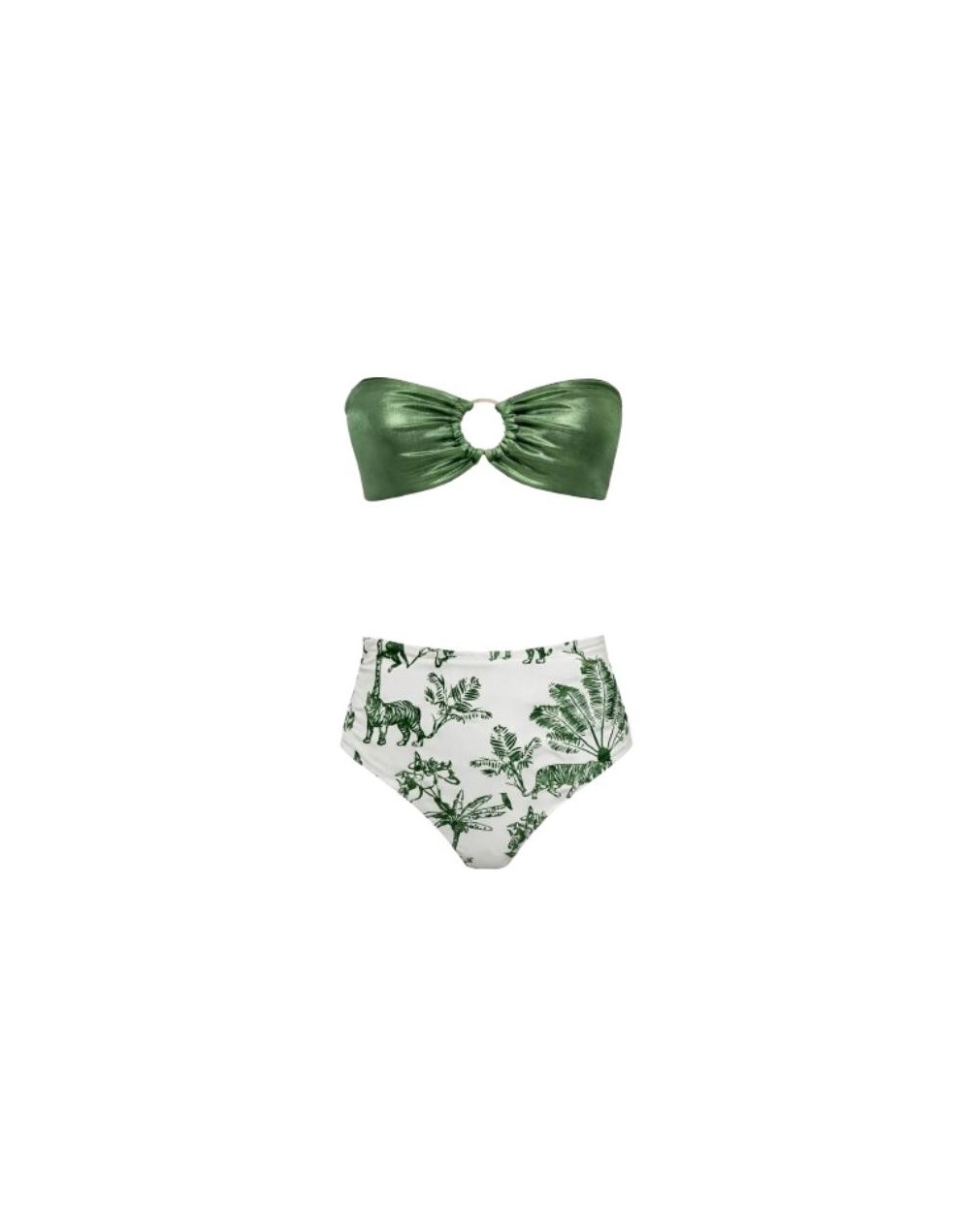 Vestido de baño 2 piezas selva sanbaia