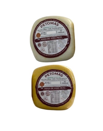 Masa de maíz peto blanco o amarillo