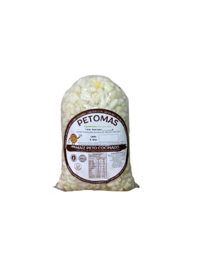 Maíz peto en pepa cocinado