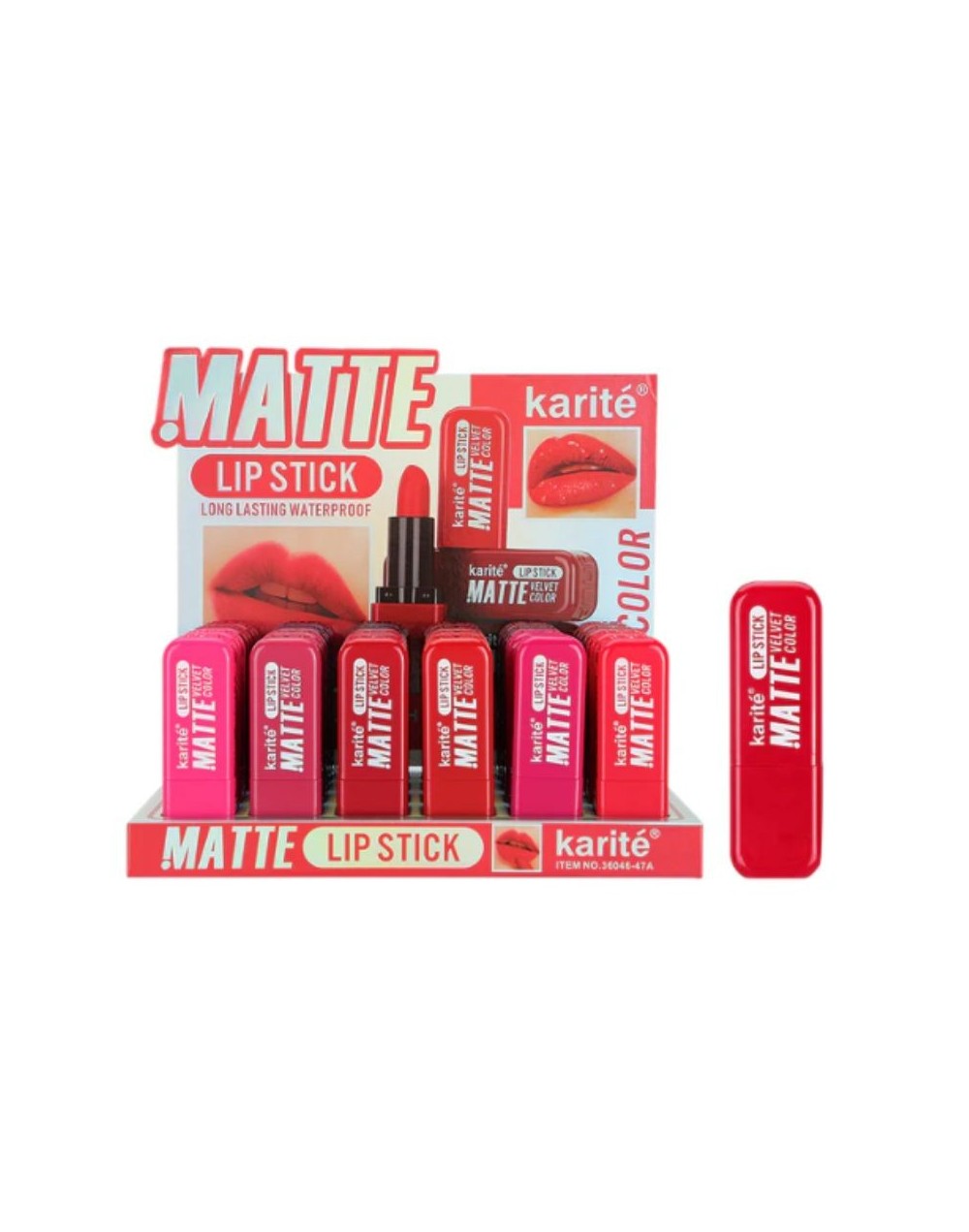LABIAL EN BARRA MATE KARITE 