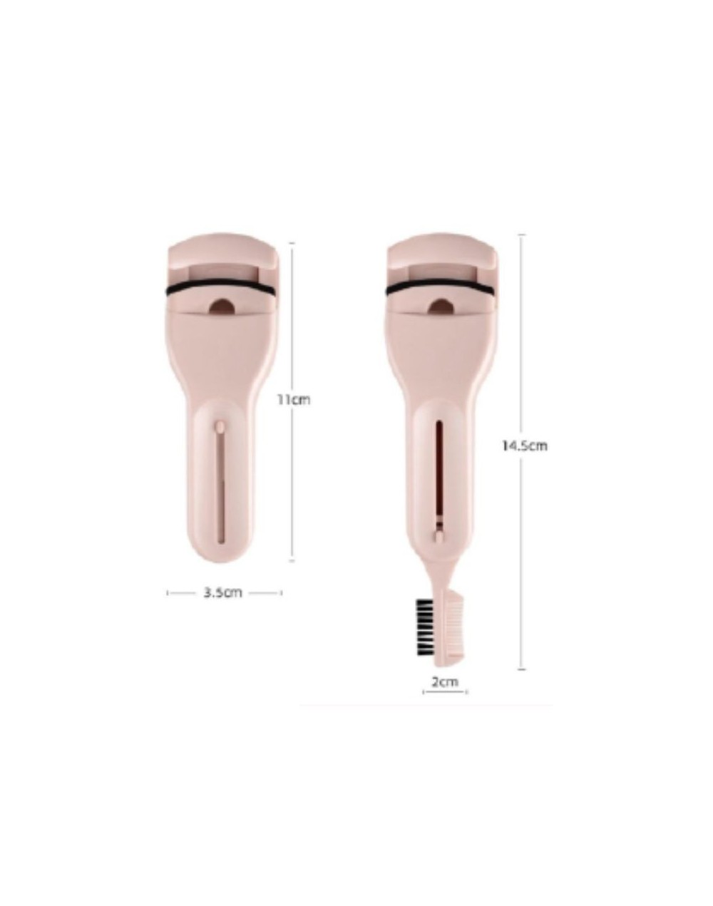 encrespador plástico con cepillo