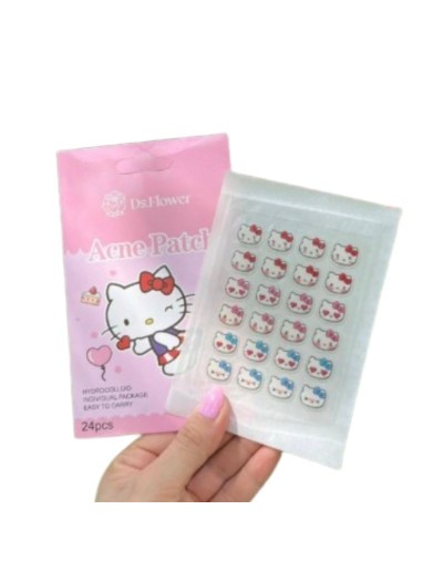 SOBRE MASCARILLA STICKERS PARA ACNE HAPPY CLEAN DS.FLOWER