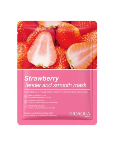 mascarilla facial de fresa bioaqua