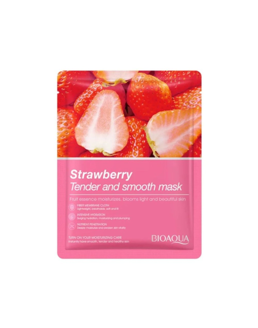 mascarilla facial de fresa bioaqua
