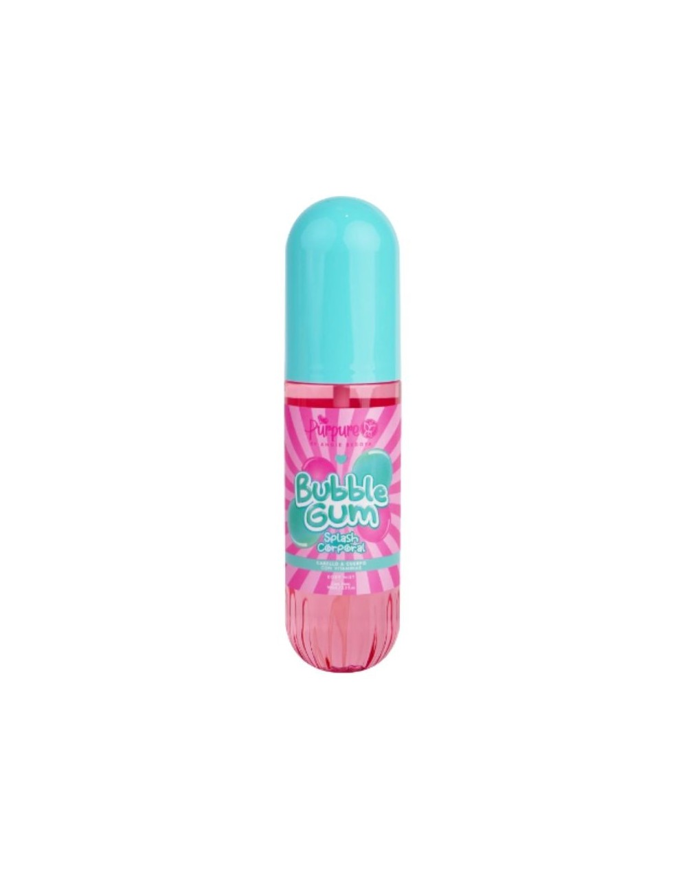 MINI PERFUME CAPILAR Y CORPORAL BUBBLE GUM 100ML PURPURE