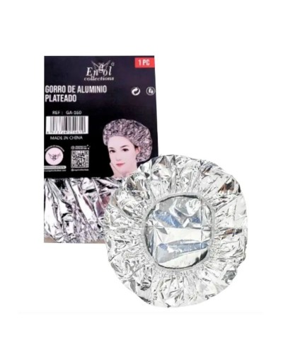 gorro de aluminio para tratamiento capilar 