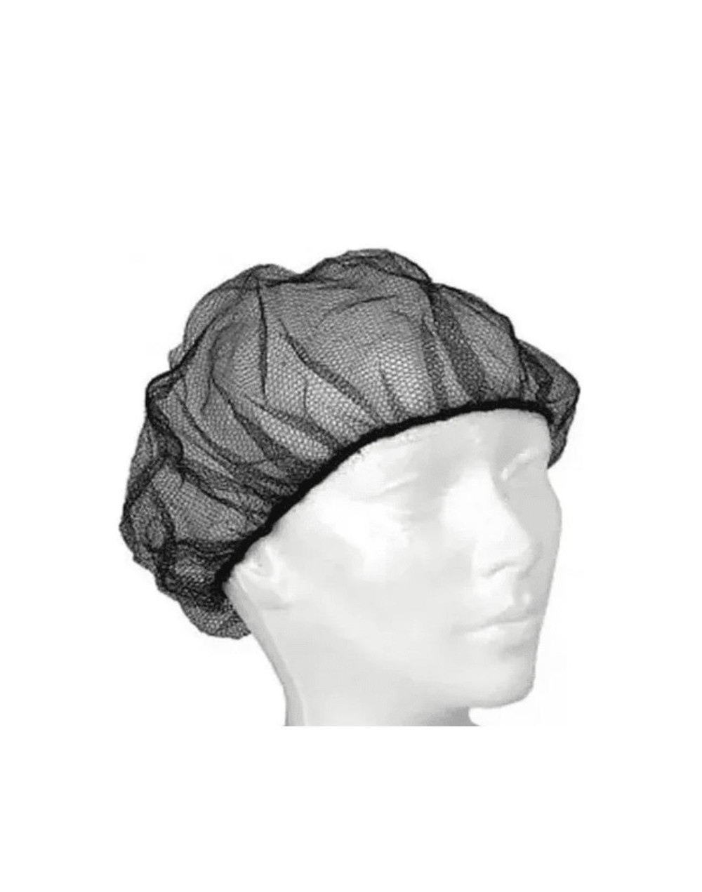 cofia desechable negra