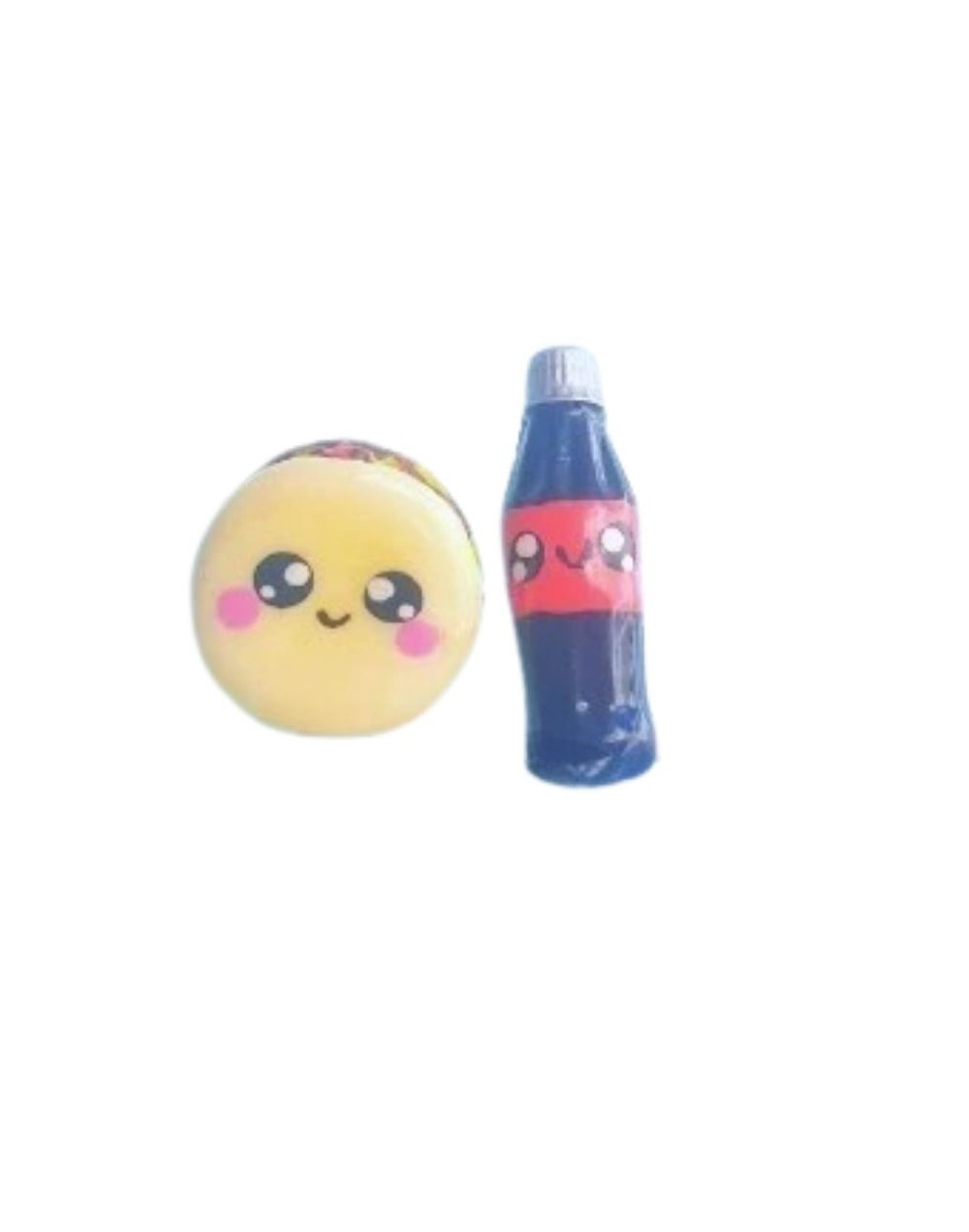 Aretes arepa gaseosa