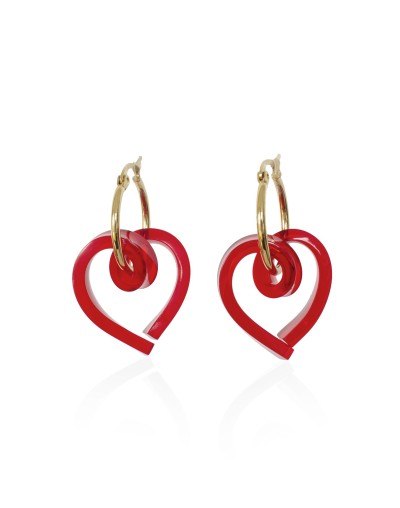 Aretes Corazón Mediano