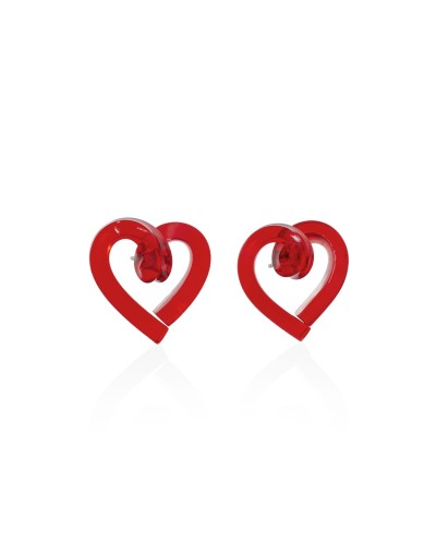 Aretes Corazón Grande