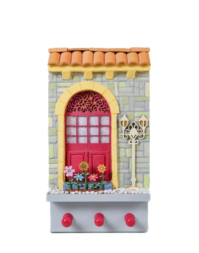 Fachadas para colgar llaves con farol