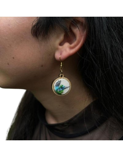 Aretes Colibrí Chillón 