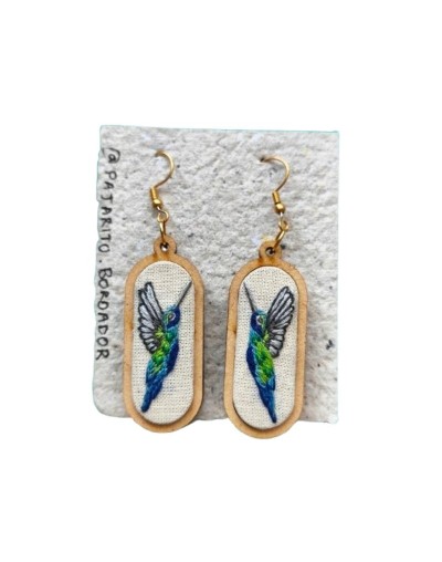 Aretes Colibrí Chillón 