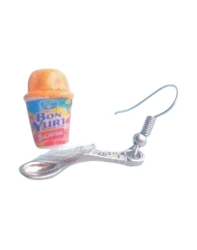 Aretes bon yourt y- cuchara